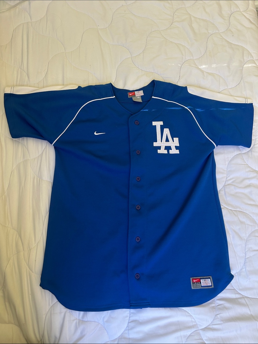 Nike Royal Blue LA Dodgers Kids Baseball Jersey
